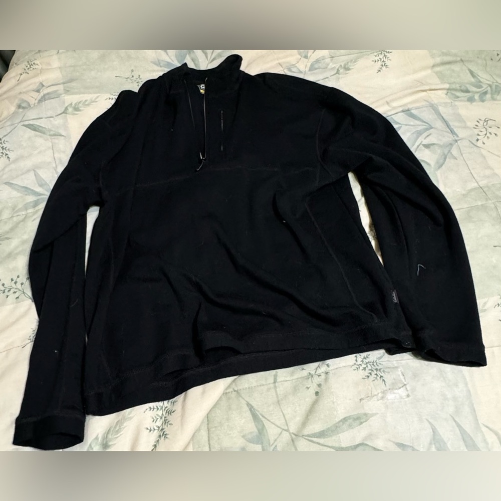 Men’s Heavyweight Merino Wool Quarter Zip Sweater/Heavy Base Layer